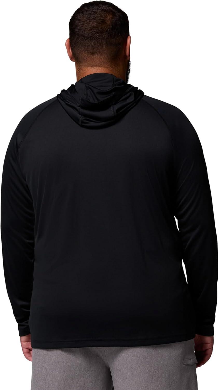 imageColumbia Mens Terminal Tackle Big amp Tall HoodieBlackCool Grey Logo
