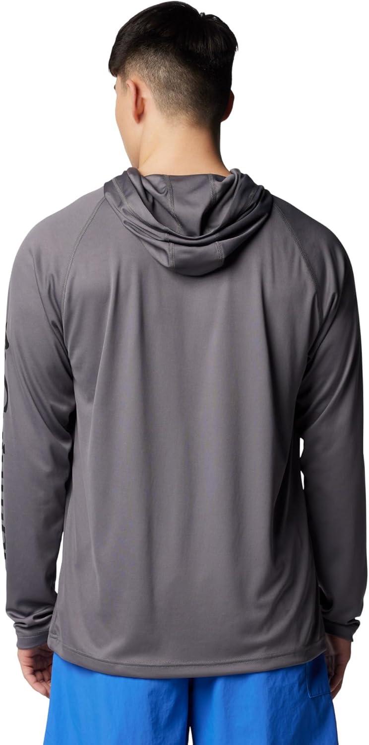 imageColumbia Mens Terminal Tackle Big amp Tall HoodieCity GreyBlack Logo