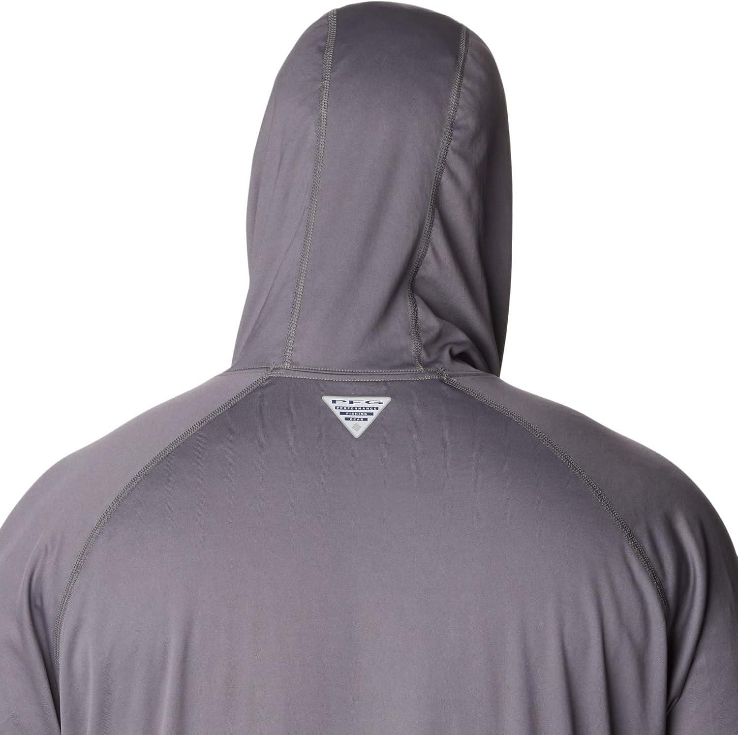 imageColumbia Mens Terminal Tackle Big amp Tall HoodieCity GreyCocoa Butter Logo