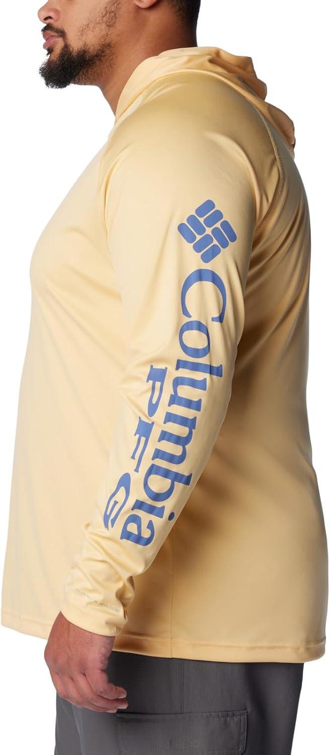 imageColumbia Mens Terminal Tackle Big amp Tall HoodieCocoa ButterBluebell Logo