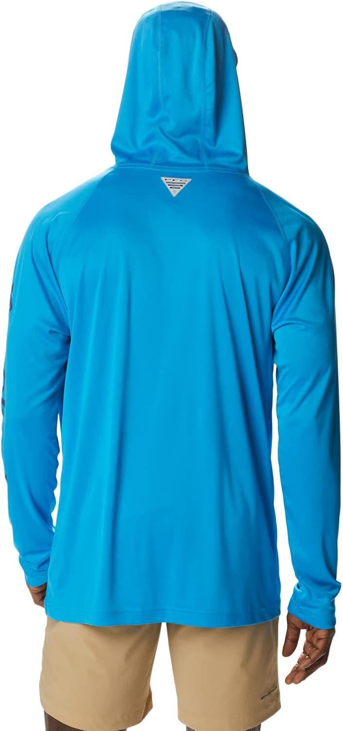 imageColumbia Mens Terminal Tackle Big amp Tall HoodieCompass BlueCarbon Logo