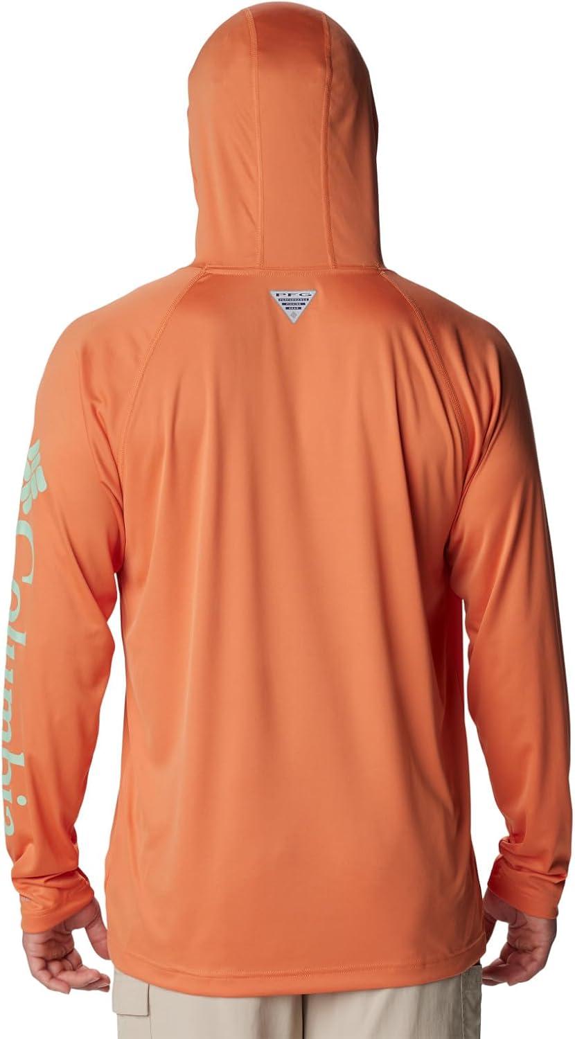 imageColumbia Mens Terminal Tackle Big amp Tall HoodieDusty OrangeNew Mint Logo