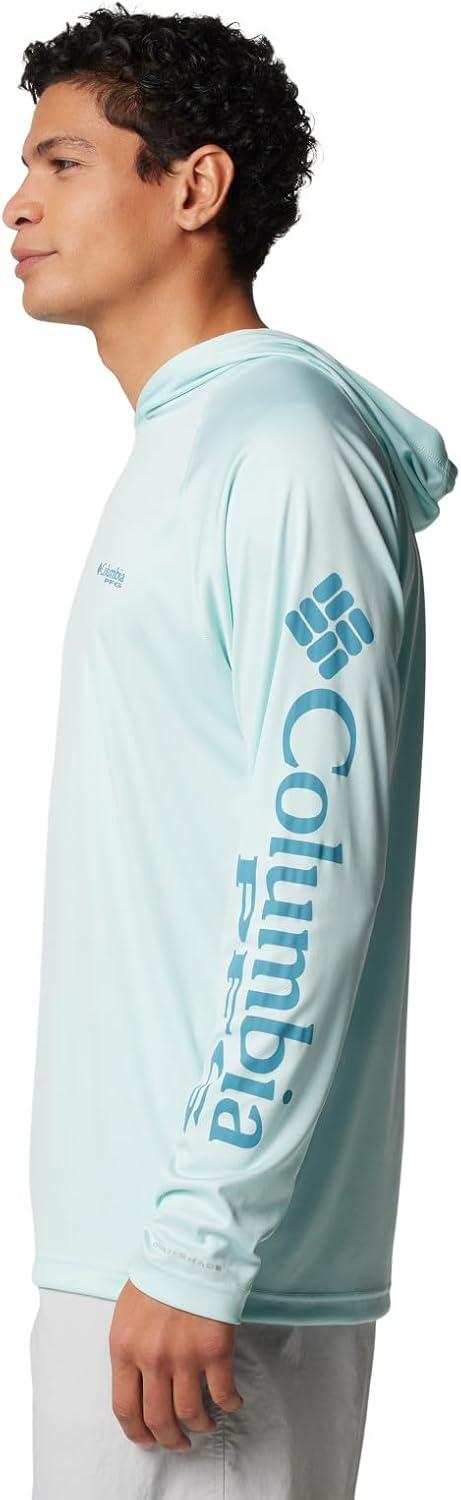 imageColumbia Mens Terminal Tackle Big amp Tall HoodieIcy MornCanyon Blue Logo