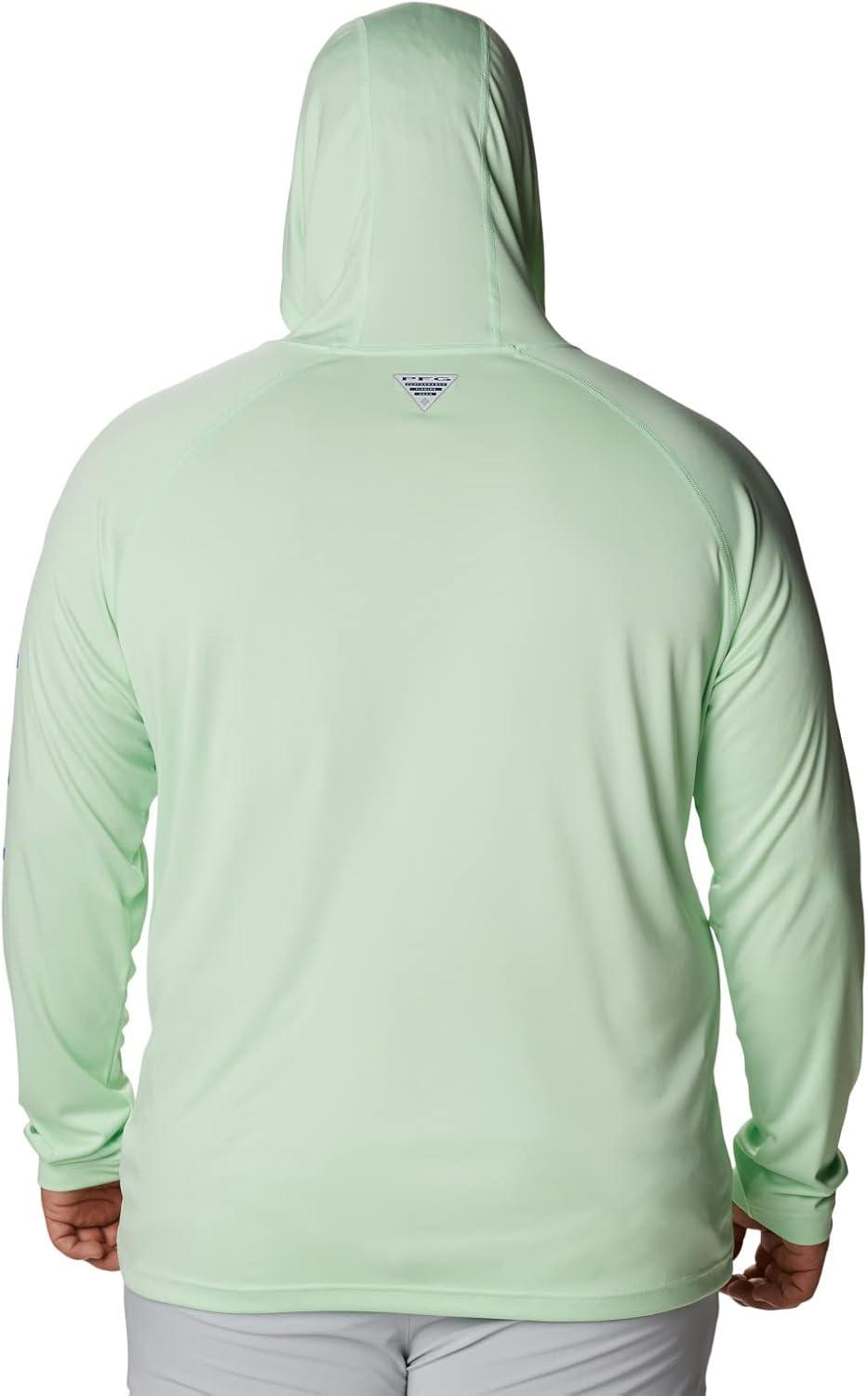imageColumbia Mens Terminal Tackle Big amp Tall HoodieKey WestVivid Blue Logo