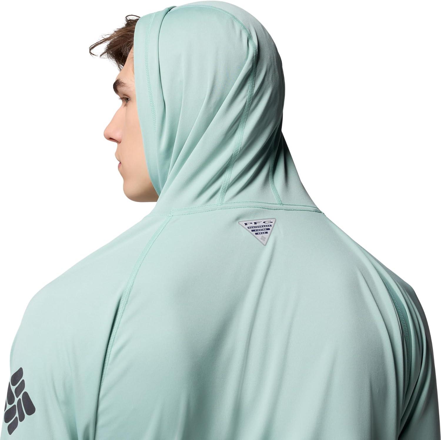 imageColumbia Mens Terminal Tackle Big amp Tall HoodieMisty JadeShark Logo