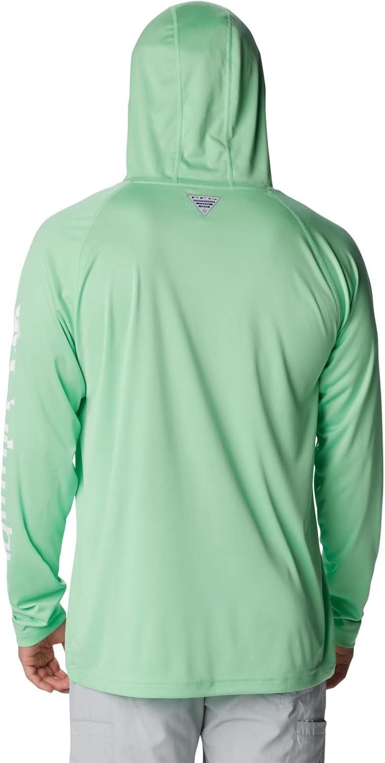 imageColumbia Mens Terminal Tackle Big amp Tall HoodieOcean MintWhite Logo