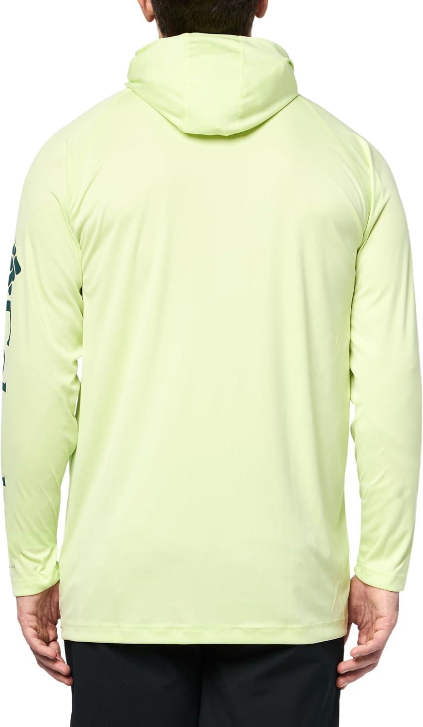 imageColumbia Mens Terminal Tackle Big amp Tall HoodieSpring YellowMidnight Teal Logo