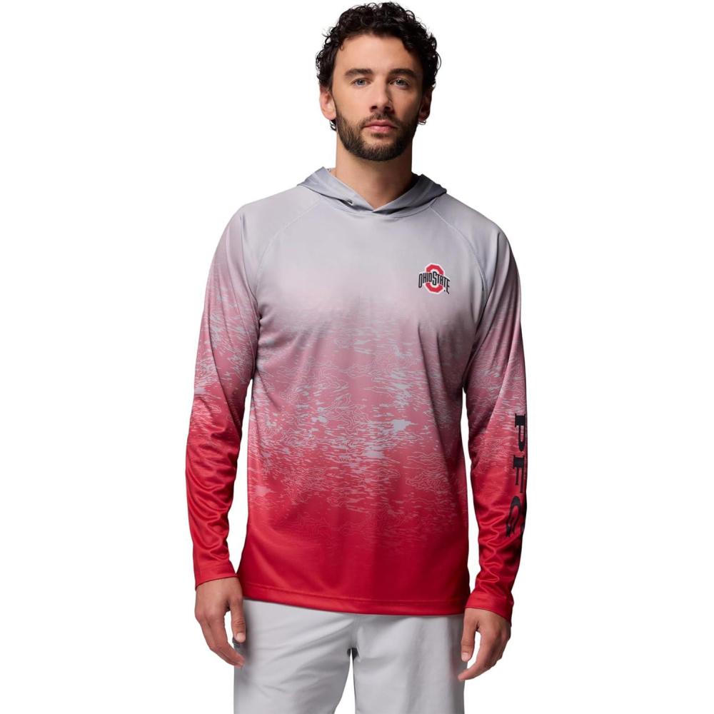 imageColumbia Mens CasualOs Columbia GreyIntense Red
