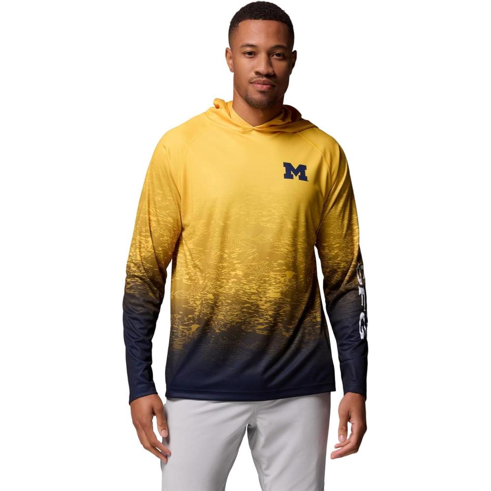 imageColumbia Mens CasualUm YellowCollegiate Navy