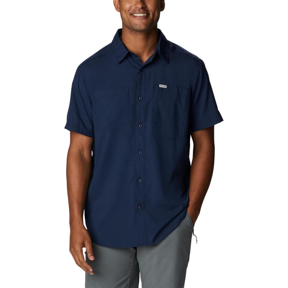 imageColumbia Mens Silver Ridge Utility Lite Short SleeveCollegiate Navy