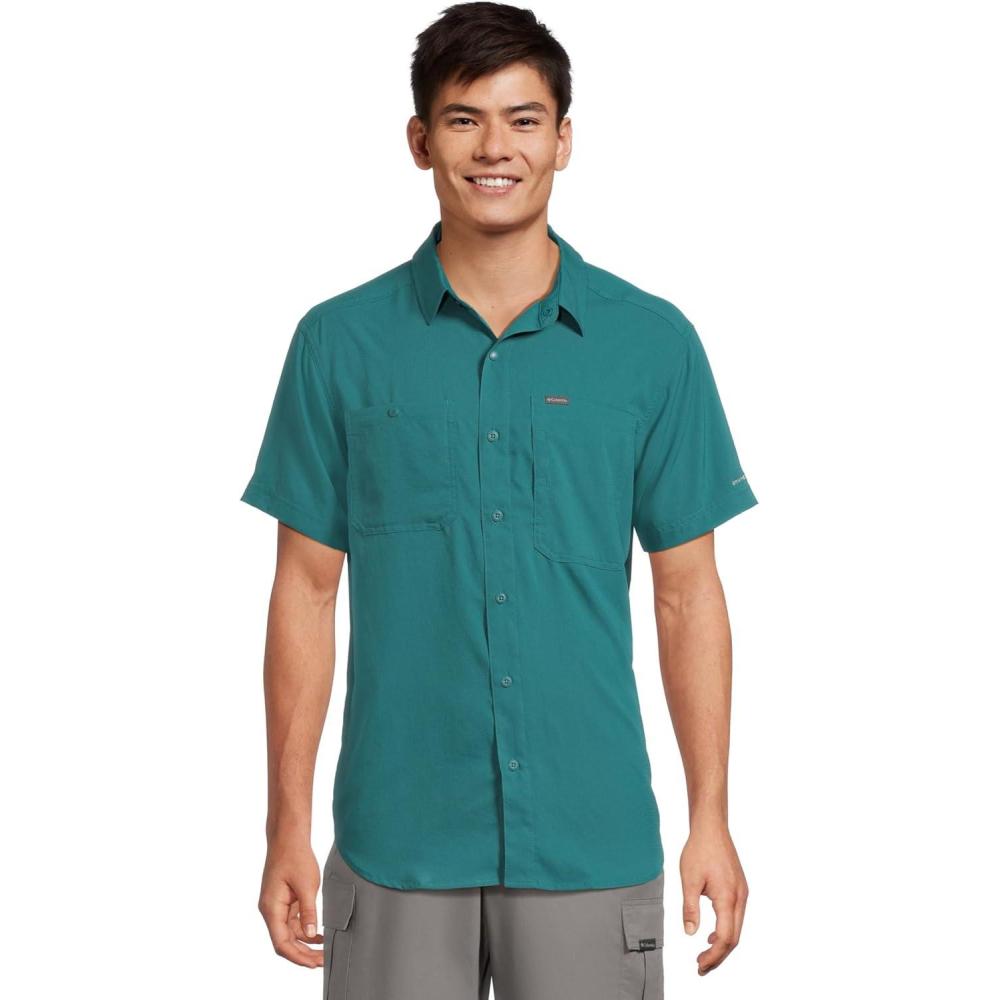 imageColumbia Mens Silver Ridge Utility Lite Short SleeveRiver Blue