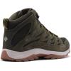 Columbia Men’s Crestwood Mid Waterproof Hiking Boots(Deep Olive Stinger)