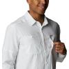 Columbia Mens Silver Ridge Utility Lite Long Sleeve(White)