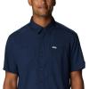 Columbia Mens Silver Ridge Utility Lite Short Sleeve(Collegiate Navy)