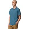 Columbia Mens Silver Ridge Utility Lite Short Sleeve(Everblue)