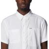 Columbia Mens Silver Ridge Utility Lite Short Sleeve(White)