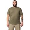 Columbia Mens Tech Trail Utility Short Sleeve Crew(Stone Green)