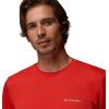 Columbia Mens Tech Trail Utility Short Sleeve Crew(Super Sonic)