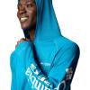 Columbia Men’s Terminal Tackle Big & Tall Hoodie(Blue Echo/White Logo)