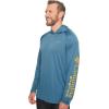 Columbia Men’s Terminal Tackle Big & Tall Hoodie(Blue Heron/Dark Banana)