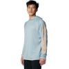 Columbia Men’s Terminal Tackle Big & Tall Hoodie(Crushed Blue/Bright Nectar Logo)