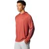 Columbia Men’s Terminal Tackle Big & Tall Hoodie(Dusty Crimson/Nocturnal Logo)