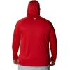Columbia Men’s Terminal Tackle Big & Tall Hoodie(Red Spark/White Logo)
