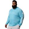 Columbia Men’s Terminal Tackle Big & Tall Hoodie(Vintage Blue/White Logo)