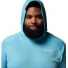 Columbia Men’s Terminal Tackle Big & Tall Hoodie(Vintage Blue/White Logo)