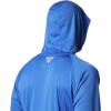Columbia Men’s Terminal Tackle Big & Tall Hoodie(Vivid Blue/Cool Grey Logo)