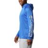 Columbia Men’s Terminal Tackle Big & Tall Hoodie(Vivid Blue/Cool Grey Logo)