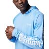 Columbia Men’s Terminal Tackle Big & Tall Hoodie(White Cap/White Logo)