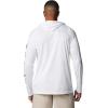 Columbia Men’s Terminal Tackle Big & Tall Hoodie(White/Nightshade Logo)