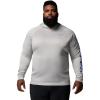 Cool Grey Heather/Vivid Blue Logo