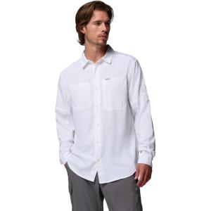 Columbia Mens Silver Ridge Utility Lite Long Sleeve(White)