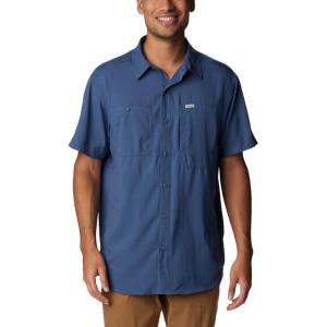 Columbia Mens Silver Ridge Utility Lite Short Sleeve(Dark Mountain)