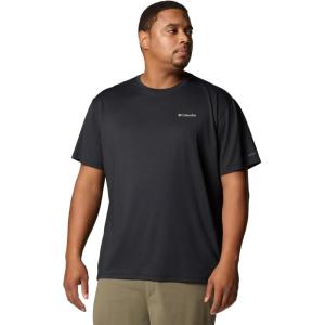 Columbia Mens Tech Trail Utility Short Sleeve Crew(Black)