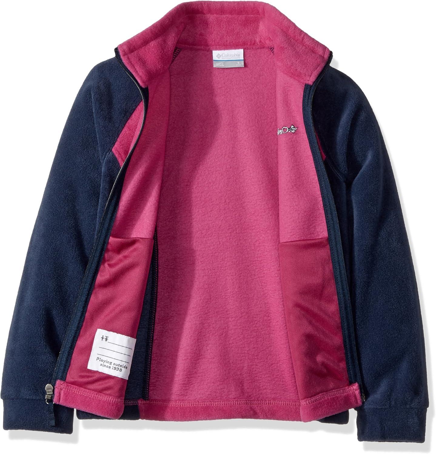 imageColumbia Girls Benton Springs FleeceDeep BlushCollegiate Navy