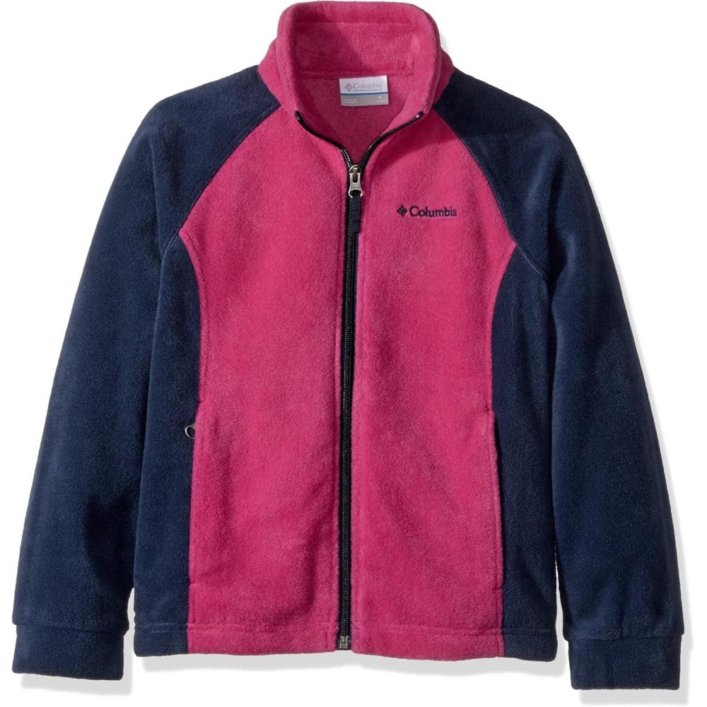 imageColumbia Girls Benton Springs FleeceDeep BlushCollegiate Navy