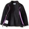 Columbia Girls Benton Springs Fleece(Black/Crown Jewel)