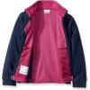 Columbia Girls Benton Springs Fleece(Deep Blush/Collegiate Navy)