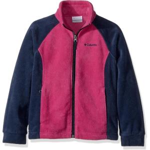 Columbia Girls Benton Springs Fleece(Deep Blush/Collegiate Navy)