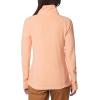 Columbia womens Glacial Iv 1/2 Zip(Apricot Fizz)