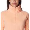 Columbia womens Glacial Iv 1/2 Zip(Apricot Fizz)