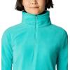 Columbia womens Glacial Iv 1/2 Zip(Bright Aqua)