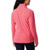 Columbia womens Glacial Iv 1/2 Zip(Bright Geranium)
