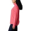 Columbia womens Glacial Iv 1/2 Zip(Bright Geranium)