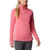 Columbia womens Glacial Iv 1/2 Zip(Camellia Rose)