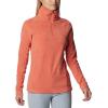 Columbia womens Glacial Iv 1/2 Zip(Faded Peach)
