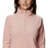 Columbia womens Glacial Iv 1/2 Zip(Faux Pink)